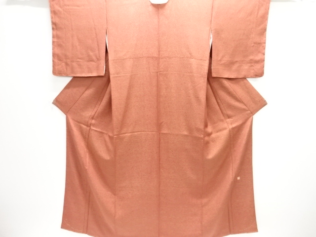 未使用品　作家物　一つ紋鮫小紋着物